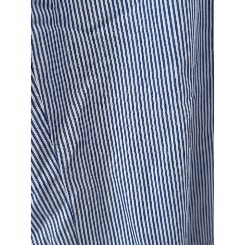 Vineyard Vines Pants Womens 6 Blue White Striped Linen Casual Lightweight - Picture 3 of 7